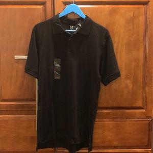 IZOD black cotton polo shirt